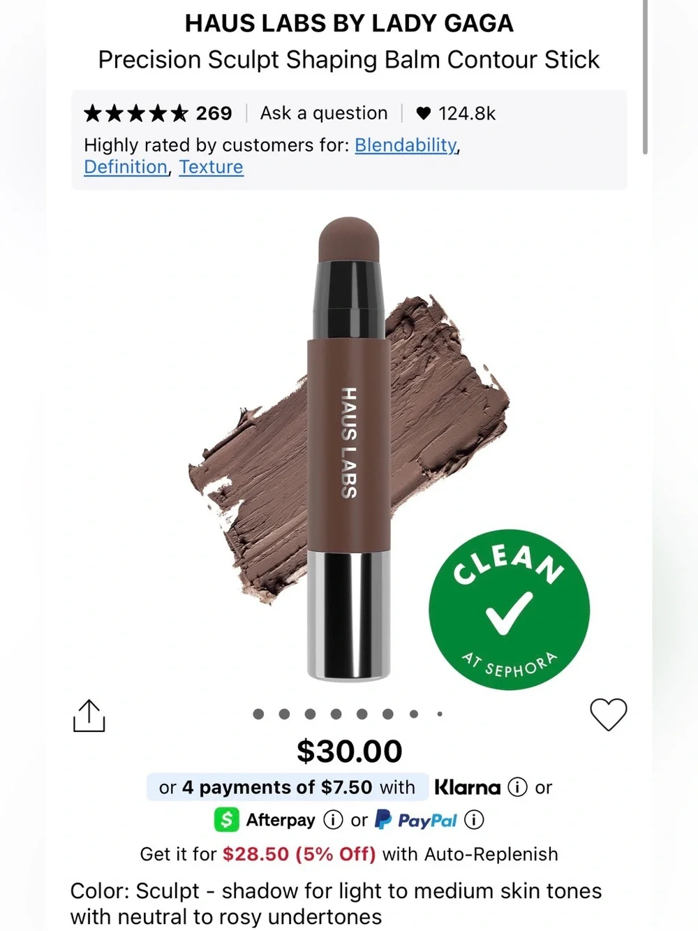 Haus Labs Precision Sculpt Shaping Balm - shade Sculpt